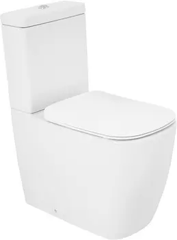 Чаша напольного безободкового унитаза Cezares Lux CZR-159-CPR