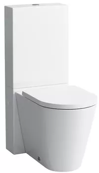 Чаша напольного/приставного безободкового унитаза Laufen Kartell by Laufen 8.2333.6.000.000.1