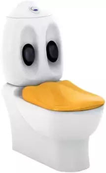 Чаша напольного унитаза с функцией биде Creavit Ducky DC360-00CB00E-0000