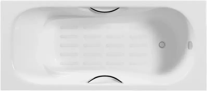 Чугунная ванна 160x75 см Delice Malibu DLR230629R-AS