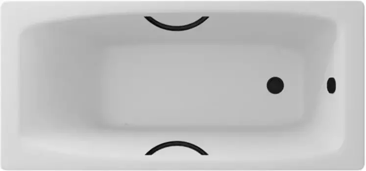Чугунная ванна 170x70 см Delice Repos DLR220508RB
