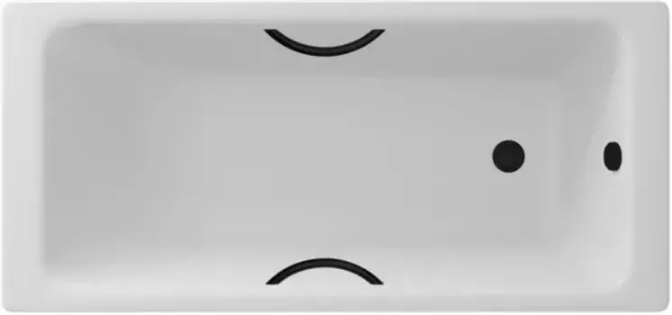 Чугунная ванна 180x80 см Delice Parallel DLR220506RB