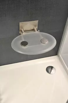 Cиденье для душа Ravak Ovo P прозрачное B8F0000000