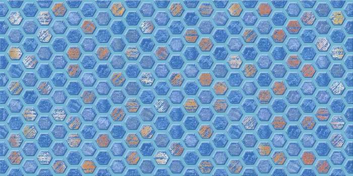 Декор Axima Анкона D1 синяя 30x60