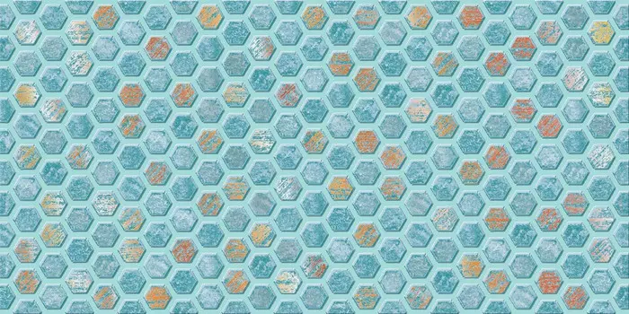 Декор Axima Анкона D бирюзовая 30x60