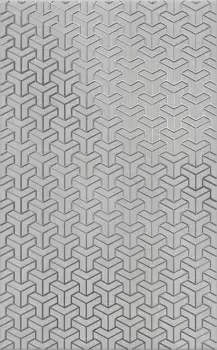 Декор HGD/B371/6398 Ломбардиа серый 25*40