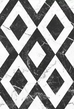 Декор Керамин Помпеи 27,5x40 черная