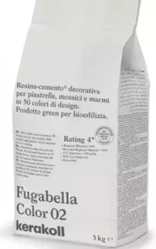 Декоративная полимерная затирка Kerakoll Fugabella Color 3кг №02