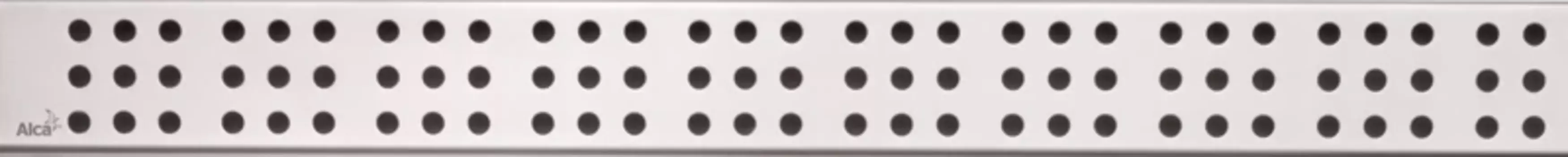 Декоративная решетка 294 мм AlcaPlast Cube нержавеющая сталь CUBE-300M