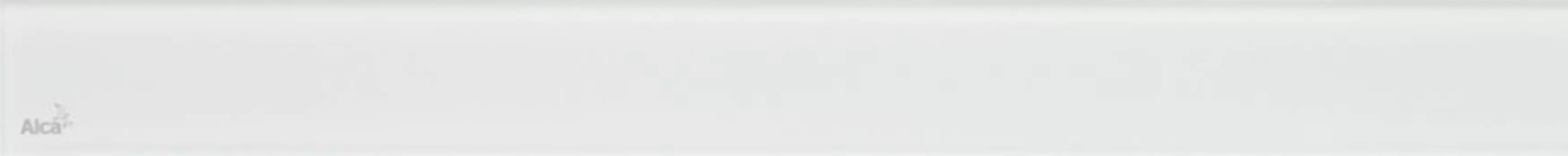 Декоративная решетка 644 мм AlcaPlast Glass белый GL1200-650