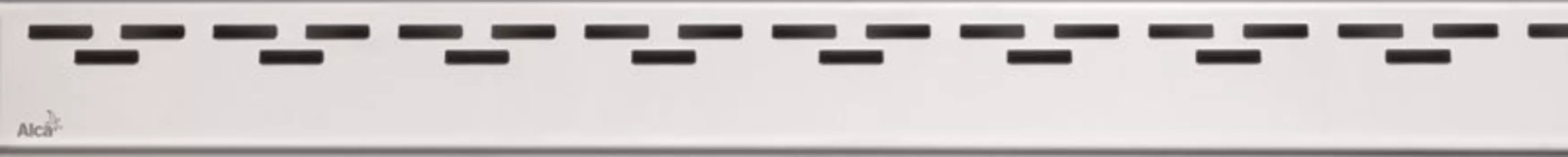 Декоративная решетка 644 мм AlcaPlast Hope нержавеющая сталь HOPE-650M