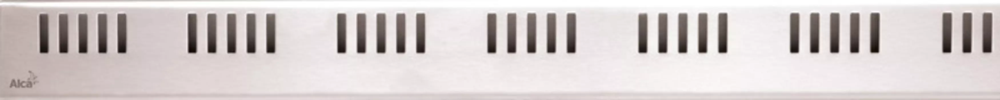 Декоративная решетка 744 мм AlcaPlast Dream нержавеющая сталь DREAM-750M