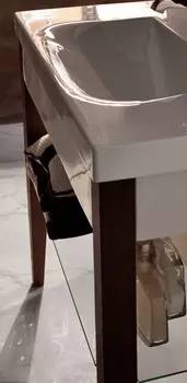 Деревянные ножки для раковины Kerasan Bentley темный ясень 916947 Frassino scuro