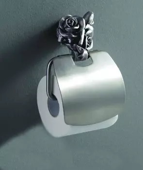 Держатель для туалетной бумаги серебро Art&amp;Max Rose AM-0919-T