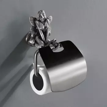 Держатель для туалетной бумаги серебро Art&amp;Max Fairy AM-0989-T
