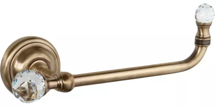 Держатель туалетной бумаги бронза Tiffany World Crystal TWCR019br-sw