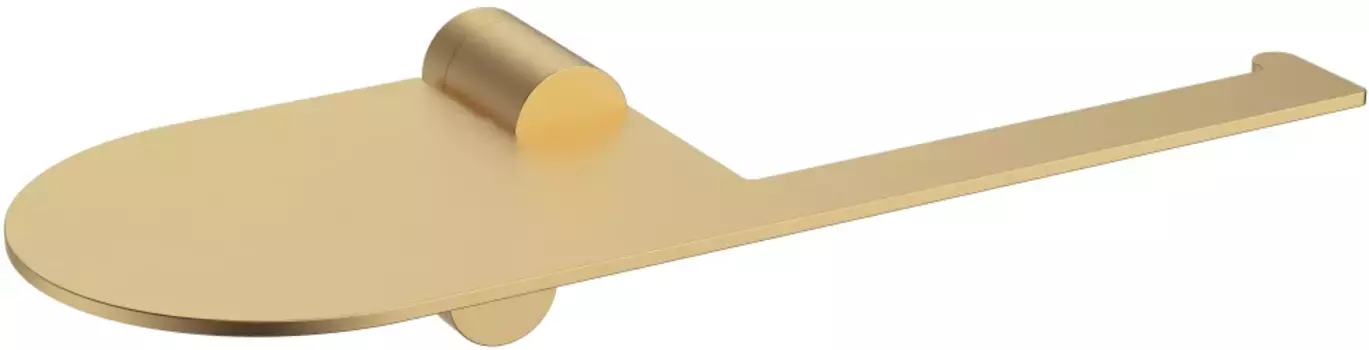 Держатель туалетной бумаги Raglo R300.03.03 с полкой для телефона, золотой матовый