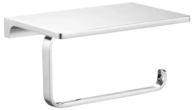 Держатель туалетной бумаги Rav Slezak Nil NLA0403 с полкой для телефона, хром
