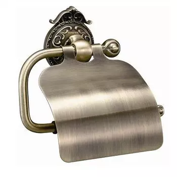 Держатель туалетной бумаги с крышкой Hayta Classic Bronze 13903-4/BRONZE