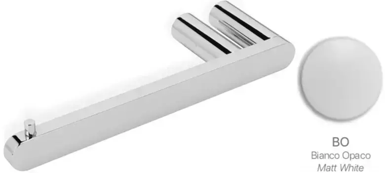 Держатель туалетной бумаги Stil Haus Living LV11A(03) хром/белый матовый