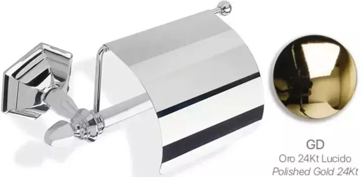 Держатель туалетной бумаги Stil Haus Marte MA11c(16) золотой