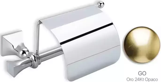 Держатель туалетной бумаги Stil Haus Prisma PR11C(18) золотой матовый