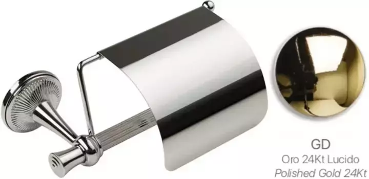 Держатель туалетной бумаги Stil Haus Regal RG11C(16) золотой