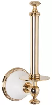 Держатель запасного рулона белый/золото Tiffany World Harmony TWHA119bi/oro
