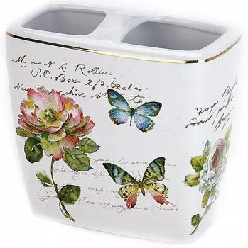 Держатель зубных щеток Avanti Butterfly Garden 13882B