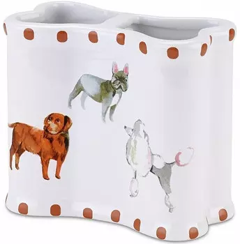 Держатель зубных щеток Avanti Dogs on Parade 13688B