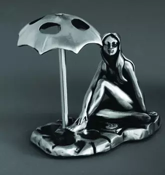 Держатель зубных щеток настольный серебро Art&amp;Max Juno AM-0071B-T