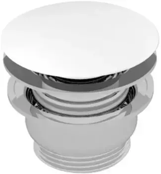 Донный клапан для раковины AXA AF001512 универсальный, белый матовый