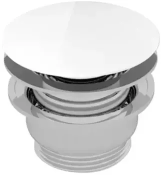 Донный клапан для раковины AXA AF0015 универсальный, белый глянец