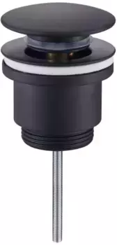 Донный клапан для раковины Raglo R600.01.06 универсальный, черный матовый