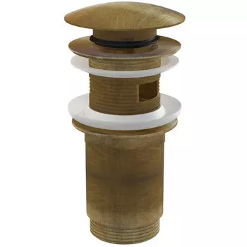 Донный клапан с переливом ClickClack AlcaPlast A392ANTIC