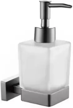 Дозатор для жидкого мыла Belz B90427 настенный, вороненая сталь