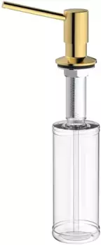 Дозатор для жидкого мыла Raglo R720.01.03 350 мл, встраиваемый, для кухни, золотой матовый