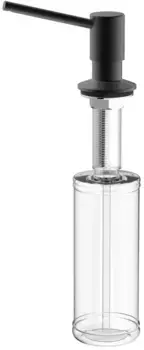 Дозатор для жидкого мыла Raglo R720.01.06 350 мл, встраиваемый, для кухни, черный матовый