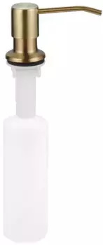 Дозатор для жидкого мыла Splenka S710.01.03 350 мл, встраиваемый, для кухни, золотой матовый