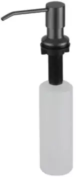 Дозатор для жидкого мыла Splenka S710.01.09 350 мл, встраиваемый, для кухни, графит матовый