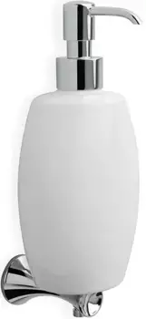 Дозатор для жидкого мыла Stil Haus Cali CA30(08-BI) настенный, хром/белый
