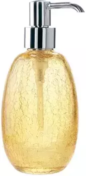 Дозатор для жидкого мыла Stil Haus Cracle 1126(08-AM) настольный, хром/желтый