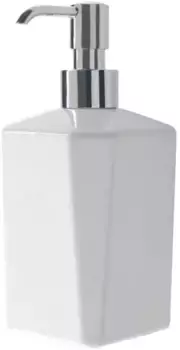 Дозатор для жидкого мыла Stil Haus Diva DV30AP(08-BI) настольный, хром/белый