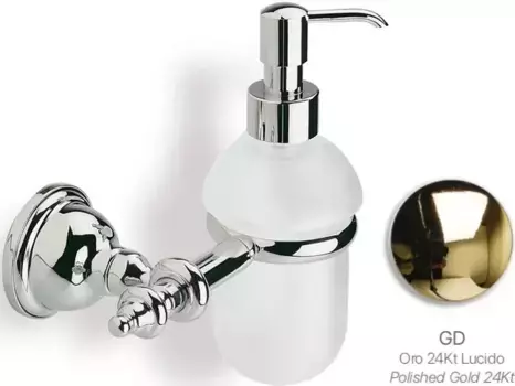 Дозатор для жидкого мыла Stil Haus Elite EL30(16) настенный, золотой