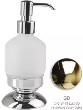 Дозатор для жидкого мыла Stil Haus Elite EL30AP(16) настольный, золотой