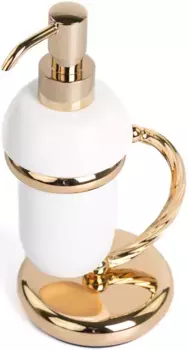 Дозатор для жидкого мыла Stil Haus Giunone G720(16) настольный, золотой