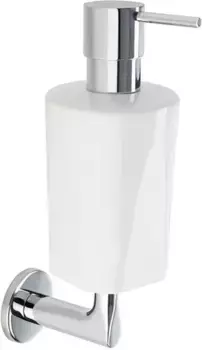 Дозатор для жидкого мыла Stil Haus Liz LZ30(08-BI) настенный, хром/белый