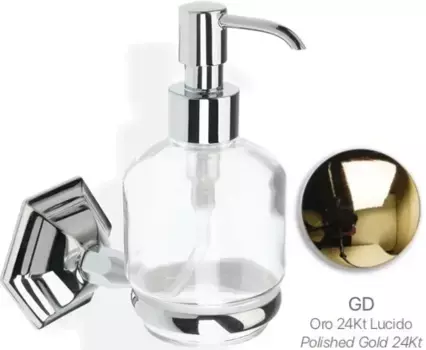 Дозатор для жидкого мыла Stil Haus Marte MA30(16) настенный, золотой