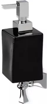 Дозатор для жидкого мыла Stil Haus Prisma PR30(08-NE) настенный, хром/черный
