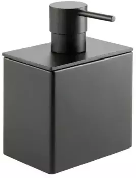 Дозатор для жидкого мыла Stil Haus Rettangolo 1203(23-NE) настольный, черный матовый